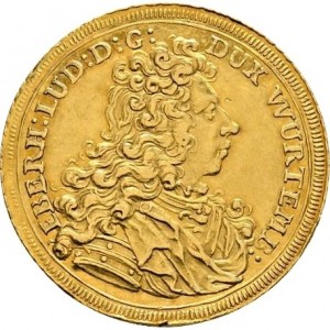 Аверс монеты Герцогство Вюртемберг, 2 дуката, 1699-1707
