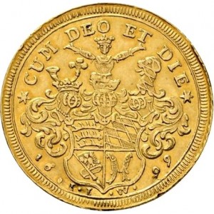Реверс монеты Герцогство Вюртемберг, 2 дуката, 1699-1707