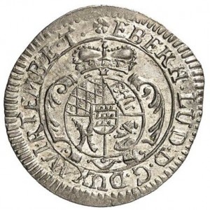 Аверс монеты Герцогство Вюртемберг, 2½ крейцера, 1726-1727