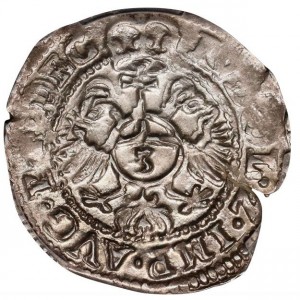 Реверс монеты Герцогство Вюртемберг, 3 крейцера, 1594-1596