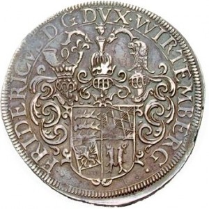 Аверс монеты Герцогство Вюртемберг, 1 талер, 1607, Дата только на реверсе
