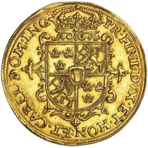 Реверс монеты Город Эрфурт, 2 дуката, 1646