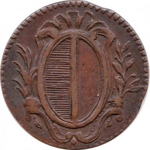 Аверс монеты Город Люцерн, 1 раппен, 1774-1796