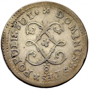 Реверс монеты Город Люцерн, 5 шиллингов, 1725