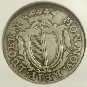 Аверс монеты Город Люцерн, 5 шиллингов, 1793