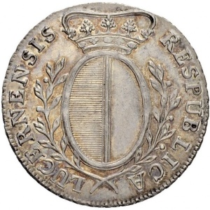 Аверс монеты Город Люцерн, 40 крейцеров, 1796