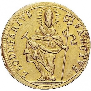 Реверс монеты Город Люцерн, 1 дукат, 1715