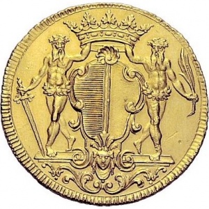 Аверс монеты Город Люцерн, 2 дуката, 1741
