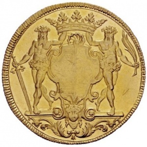 Аверс монеты Город Люцерн, 3 дуката, 1741