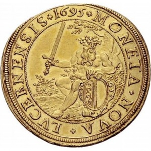 Аверс монеты Город Люцерн, 5 дукатов, 1695