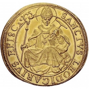 Реверс монеты Город Люцерн, 5 дукатов, 1695