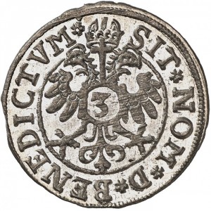 Реверс монеты Город Люцерн, 3 крейцера, 1598-1613