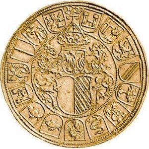 Аверс монеты Город Люцерн, 20 голдгульденов, 1557