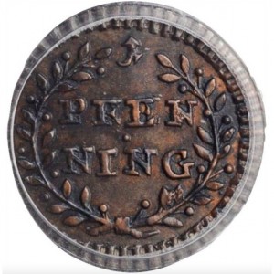 Реверс монеты Регенсбург, 1 пфенниг, 1767-1779
