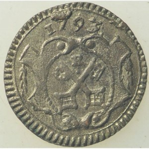Аверс монеты Регенсбург, 1 пфенниг, 1791-1797