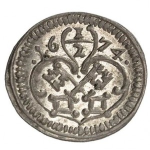 Аверс монеты Регенсбург, ½ крейцера, 1674-1690