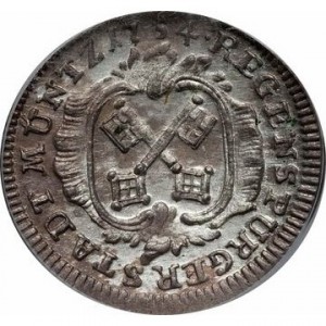 Аверс монеты Регенсбург, 2 крейцера, 1754