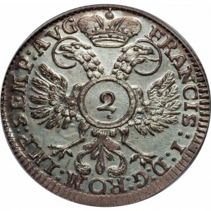 Реверс монеты Регенсбург, 2 крейцера, 1754