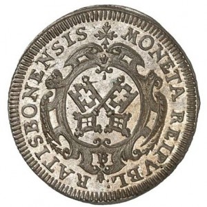 Аверс монеты Регенсбург, 4 крейцера, 1744