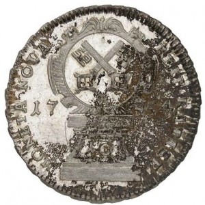 Аверс монеты Регенсбург, 10 крейцеров, 1754