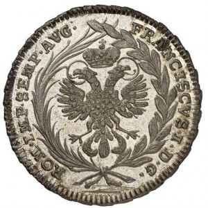 Реверс монеты Регенсбург, 10 крейцеров, 1754
