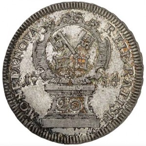 Аверс монеты Регенсбург, 20 крейцеров, 1754