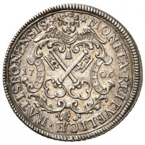 Аверс монеты Регенсбург, ½ талера, 1706