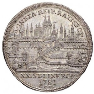 Аверс монеты Регенсбург, ½ талера, 1781