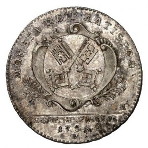 Аверс монеты Регенсбург, ½ талера, 1784