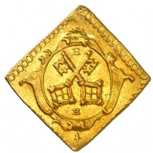 Аверс монеты Регенсбург, ¼ дуката, 1745