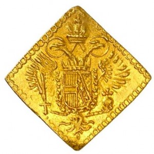Реверс монеты Регенсбург, ¼ дуката, 1745