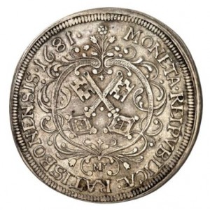 Аверс монеты Регенсбург, 1 талер, 1680-1694