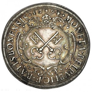Реверс монеты Регенсбург, 1 талер, 1694-1696