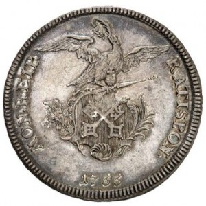 Аверс монеты Регенсбург, 1 талер, 1766