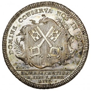 Реверс монеты Регенсбург, 1 талер, 1773