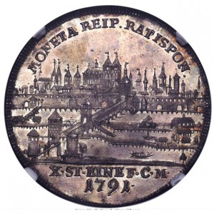 Реверс монеты Регенсбург, 1 талер, 1791