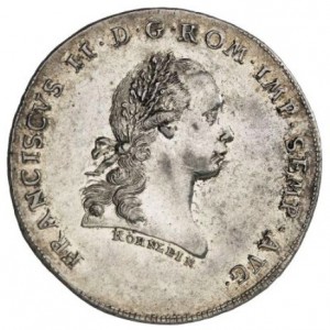 Реверс монеты Регенсбург, 1 талер, 1792
