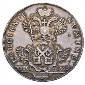 Аверс монеты Регенсбург, 1 талер, 1801-1802