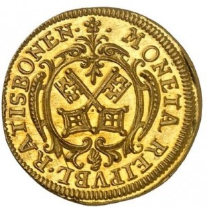 Аверс монеты Регенсбург, ½ дуката, 1701