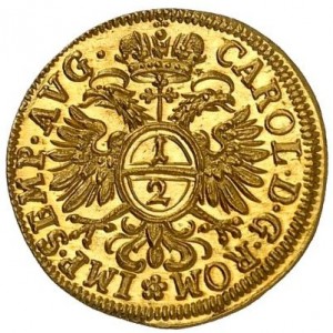 Реверс монеты Регенсбург, ½ дуката, 1701