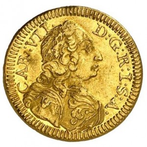 Аверс монеты Регенсбург, ½ дуката, 1742