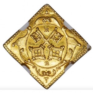 Аверс монеты Регенсбург, ½ дуката, 1745