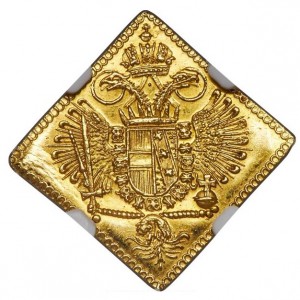 Реверс монеты Регенсбург, ½ дуката, 1745
