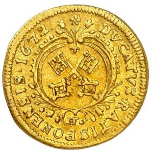 Аверс монеты Регенсбург, 1 дукат, 1659-1696