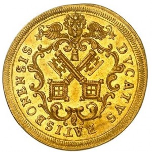 Аверс монеты Регенсбург, 1 дукат, 1712