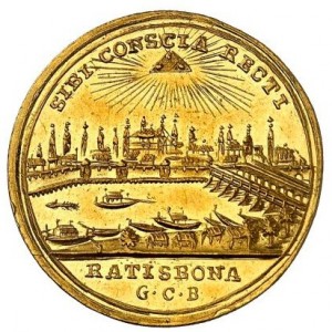 Аверс монеты Регенсбург, 1 дукат, 1765