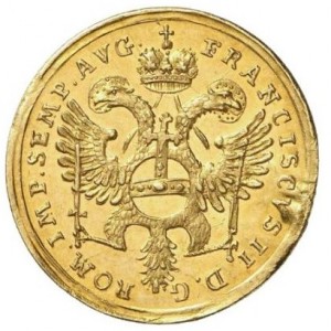 Реверс монеты Регенсбург, 1 дукат, 1792