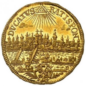Аверс монеты Регенсбург, 2 дуката, 1742