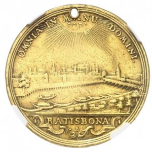 Аверс монеты Регенсбург, 3 дуката, 1745
