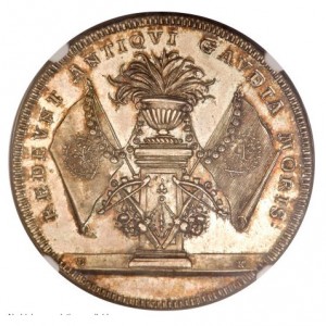 Аверс монеты Регенсбург, 1 талер, 1788, Соревнование по стрельбе из лука
